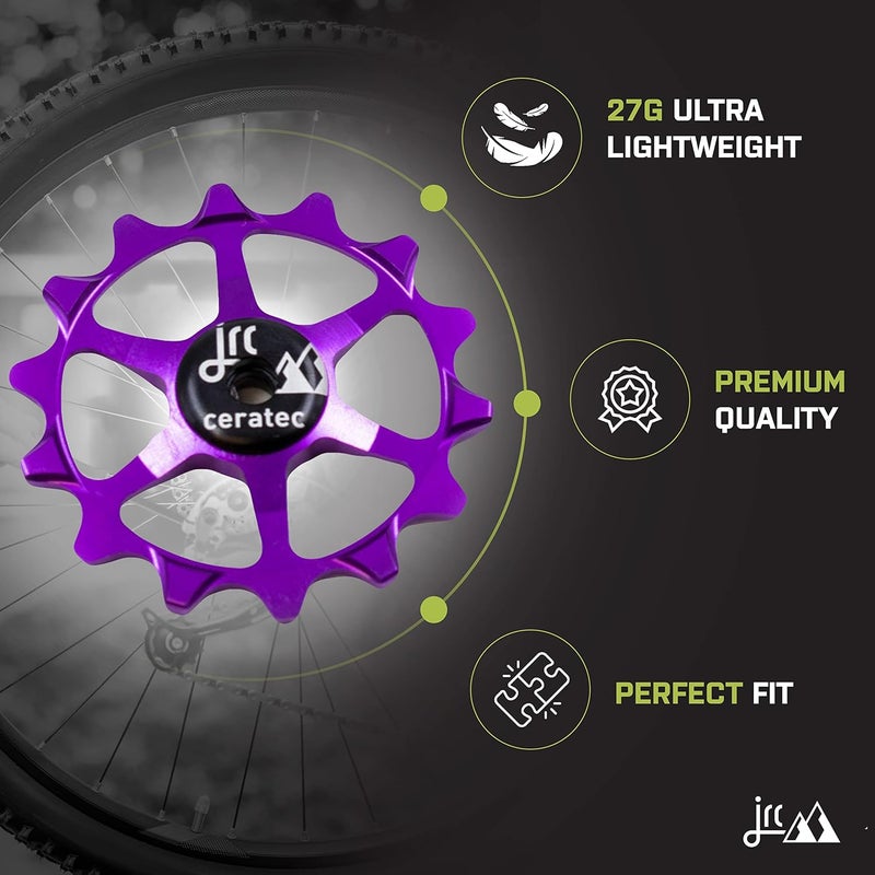 JRC Components Ceramic 14/12T Pulley Wheels for SRAM Eagle by - Image 3